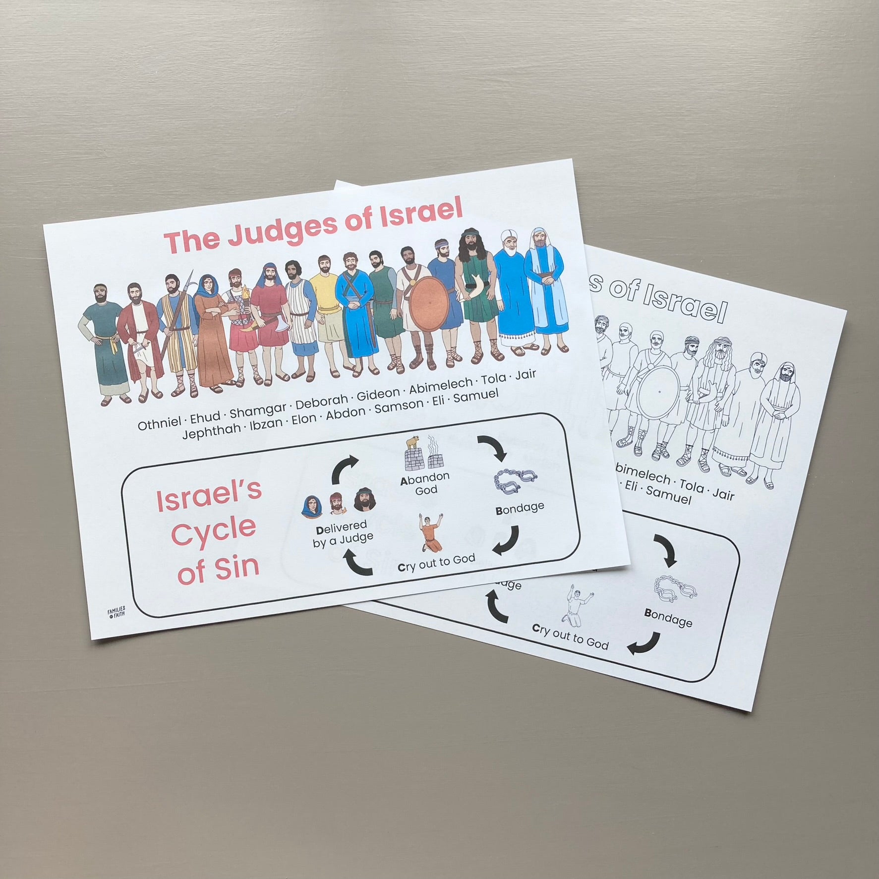 The Judges of Israel Review Poster Families of Faith
