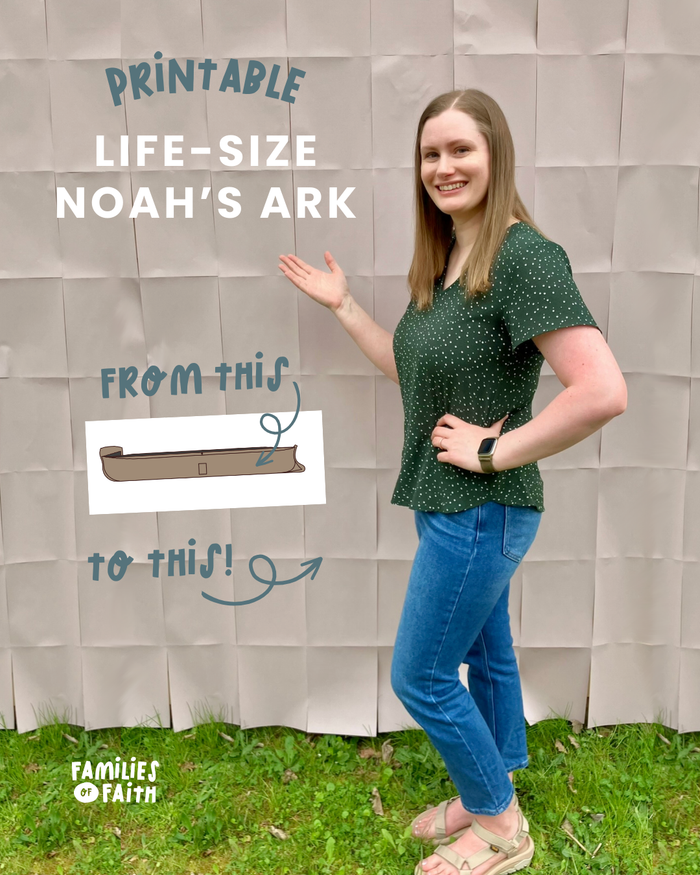 Printable Life-Size Noah's Ark