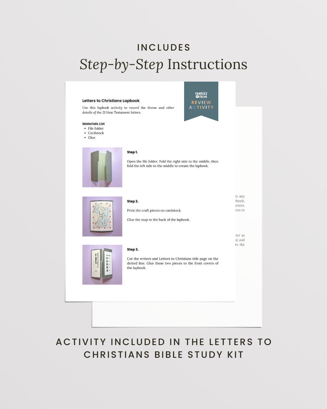 Letters to Christians Lapbook