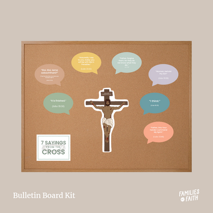 Seven Sayings from the Cross Bulletin Board Kit