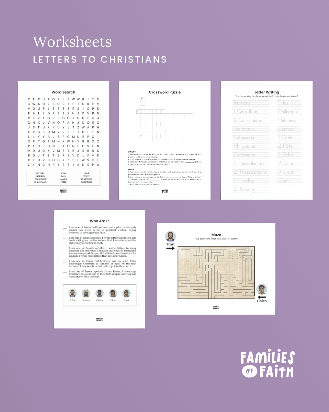 Letters to Christians Bible Study Kit