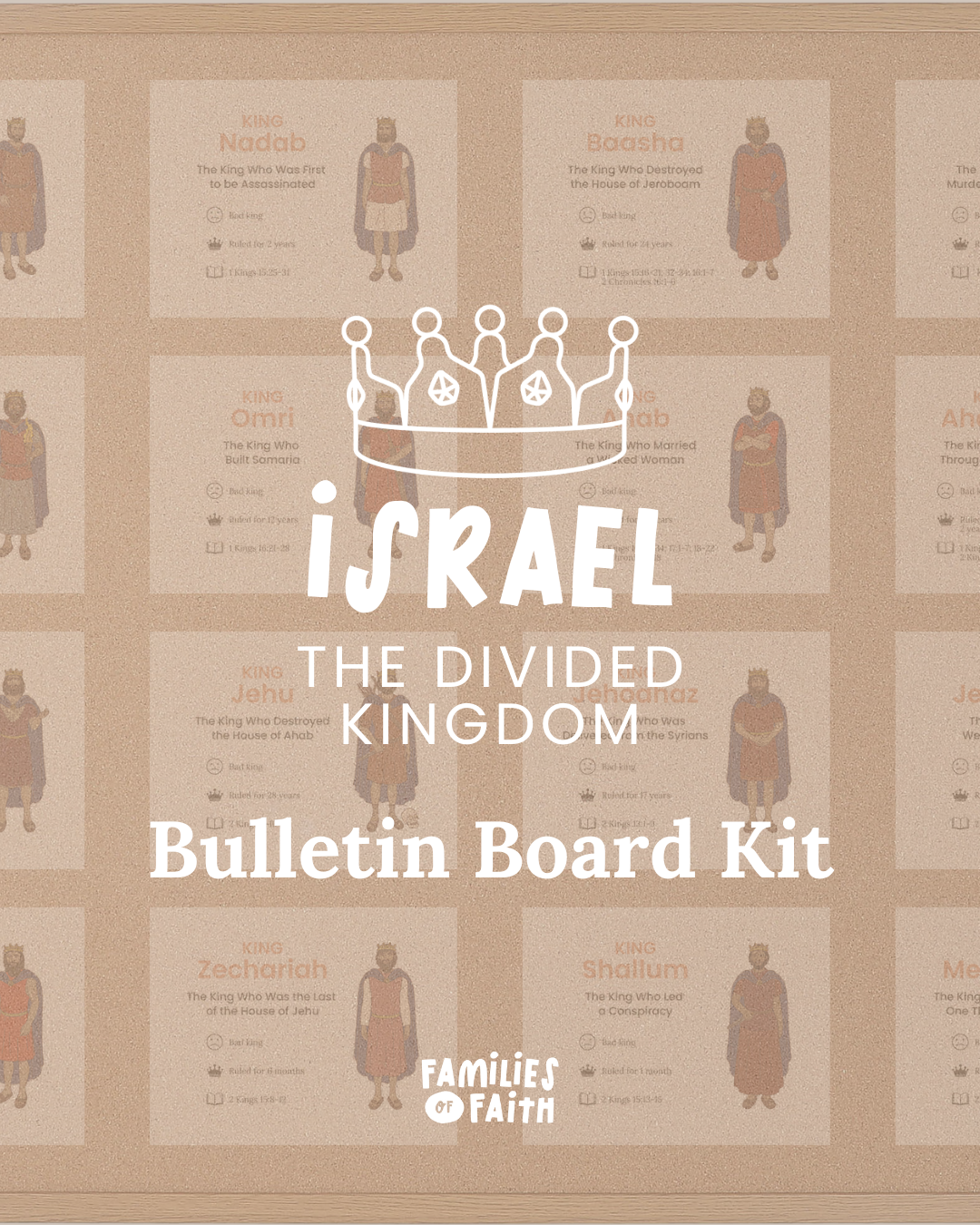 Kings of Israel Bulletin Board Kit