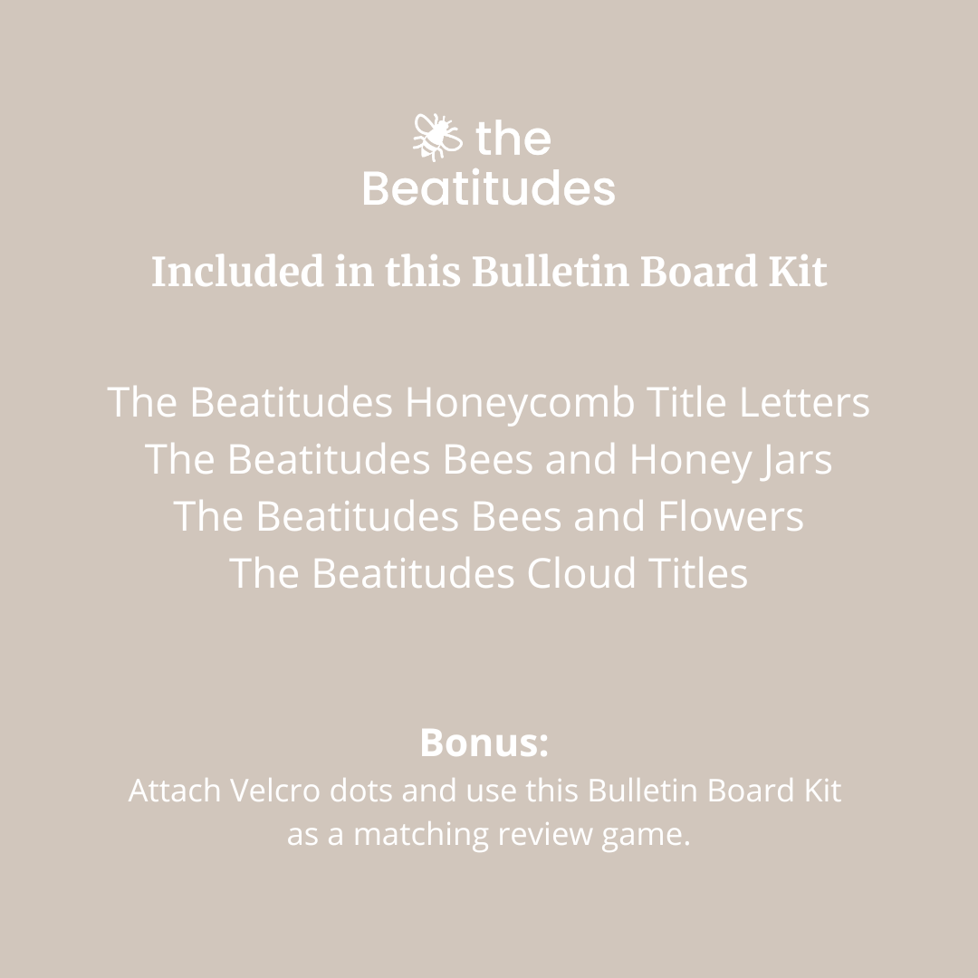 Beatitudes Bulletin Board Kit