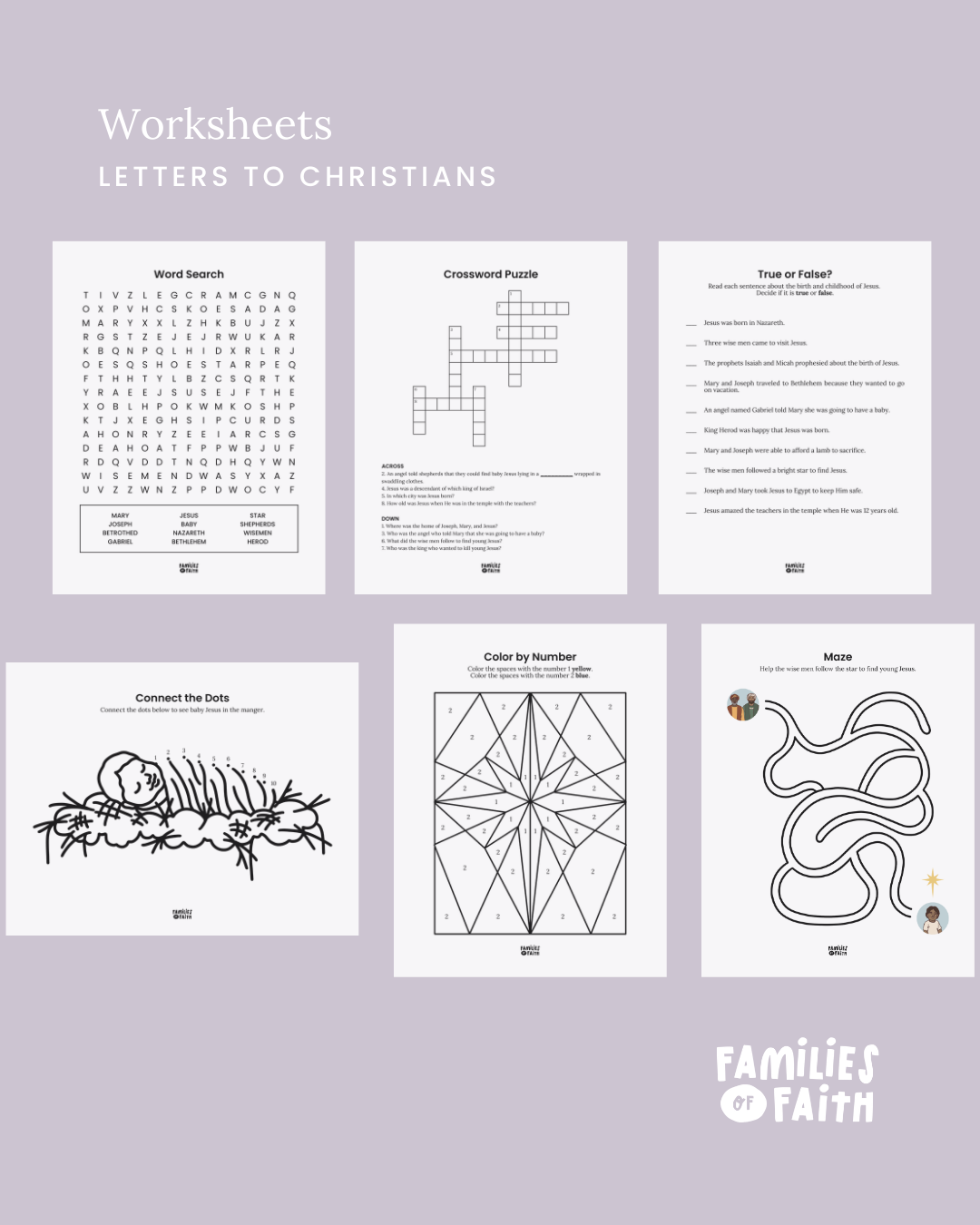Birth of Jesus Bible Study Kit