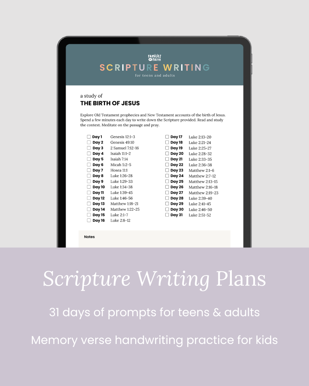 Birth of Jesus Bible Study Kit