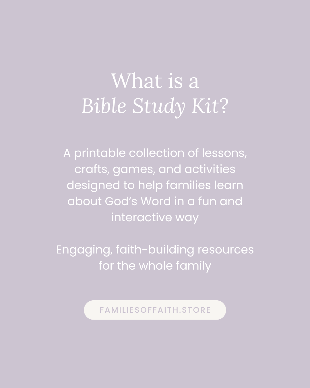 Birth of Jesus Bible Study Kit
