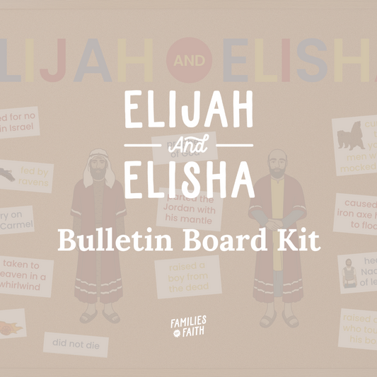 Elijah and Elisha Bulletin Board Kit