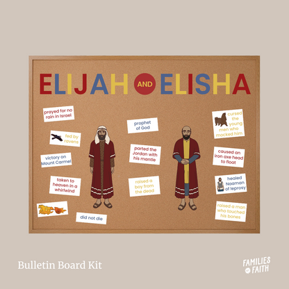 Elijah and Elisha Bulletin Board Kit