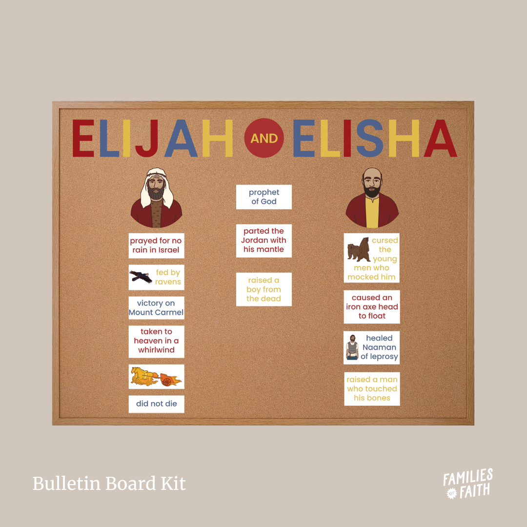 Elijah and Elisha Bulletin Board Kit