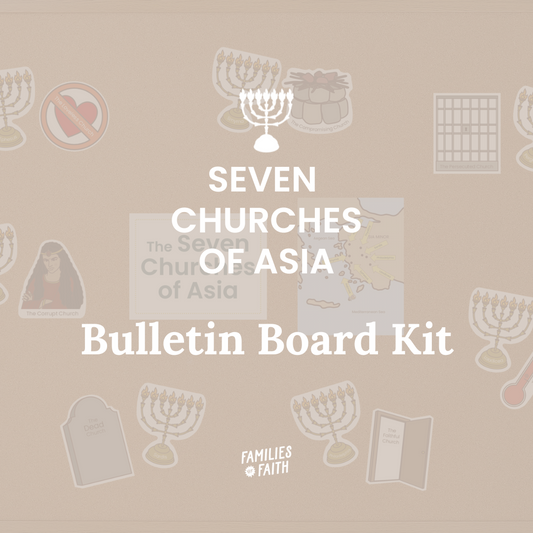 Seven Churches of Asia Bulletin Board Kit