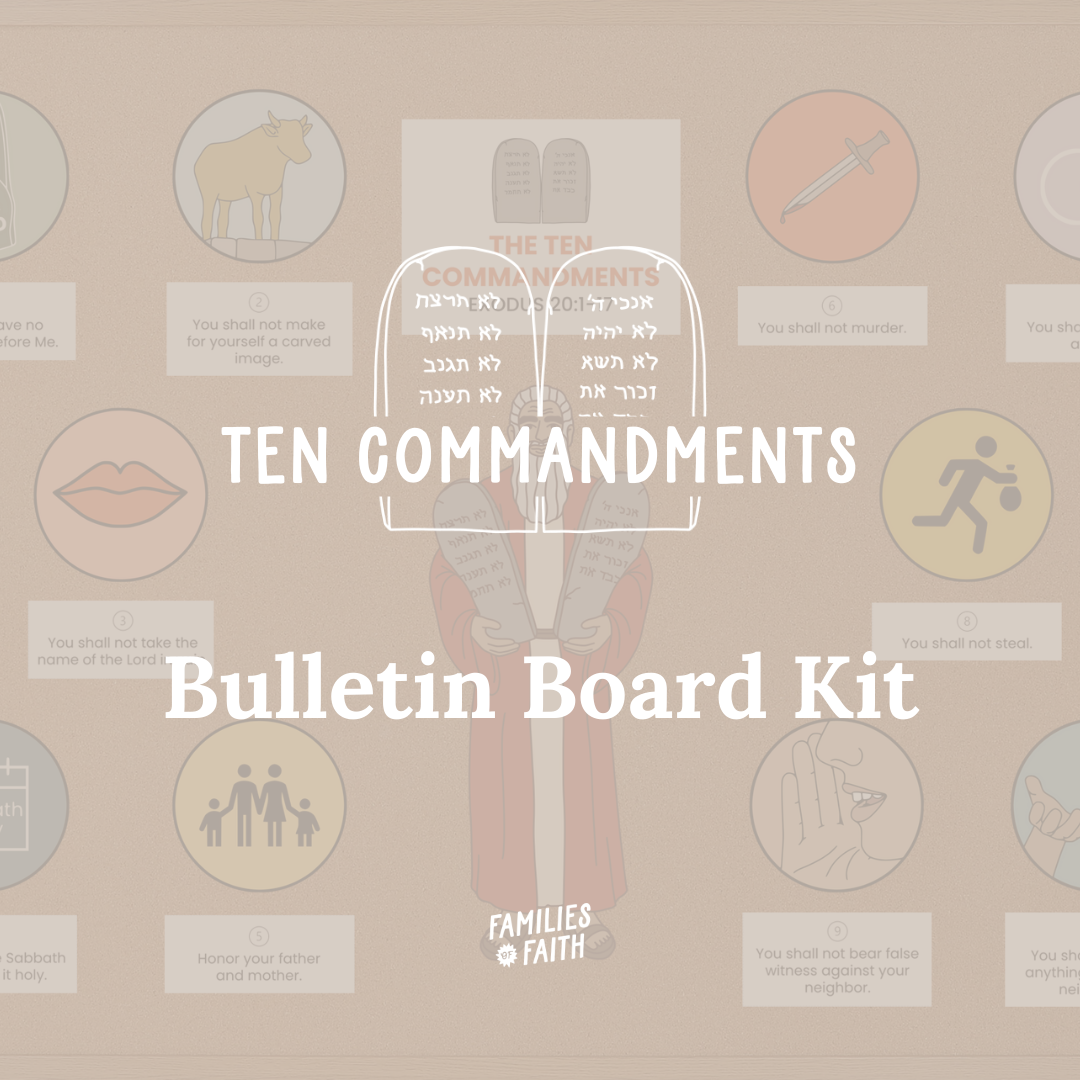 Ten Commandments Bulletin Board Kit