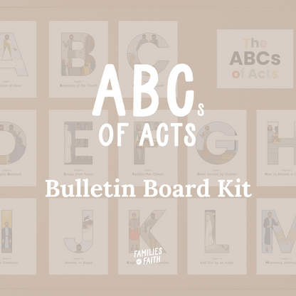 ABCs of Acts Bulletin Board Kit