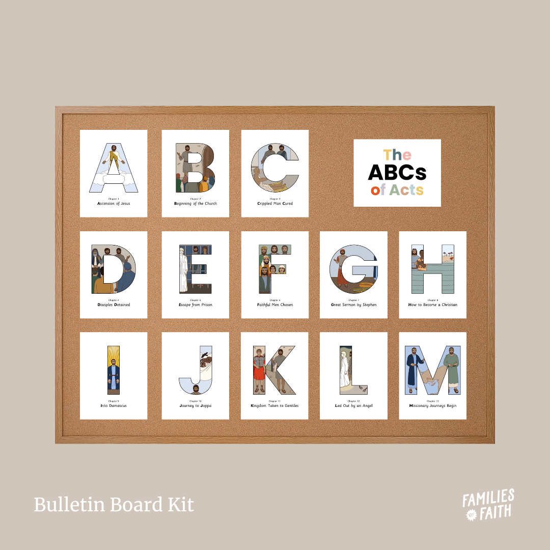 ABCs of Acts Bulletin Board Kit