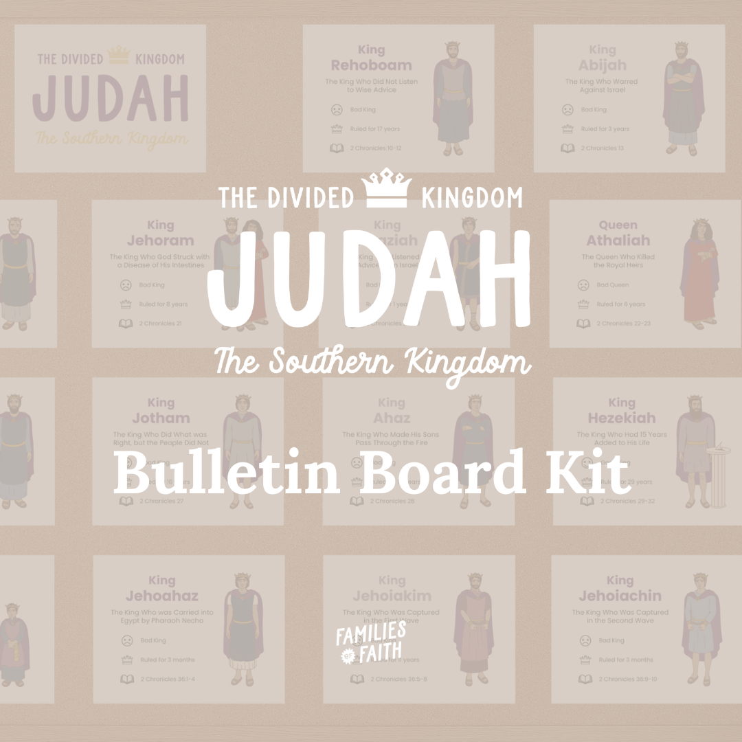 Kings of Judah Bulletin Board Kit