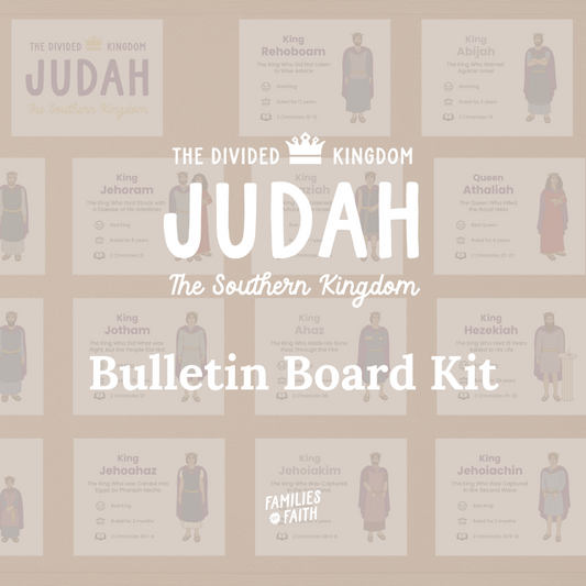 Kings of Judah Bulletin Board Kit