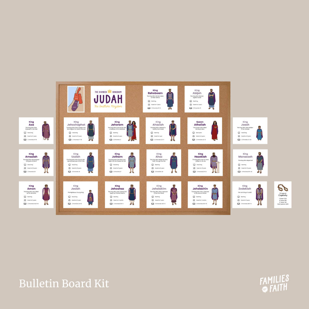 Kings of Judah Bulletin Board Kit