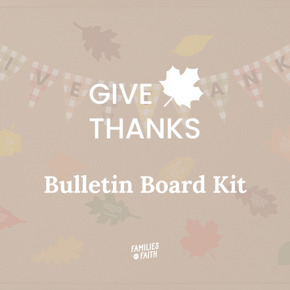 Autumn "Give Thanks" Bulletin Board Kit