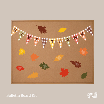 Autumn "Give Thanks" Bulletin Board Kit