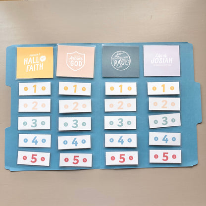 File Folder Review Game