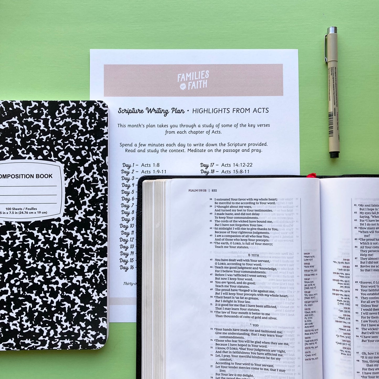 Highlights from Acts Scripture Writing Plan