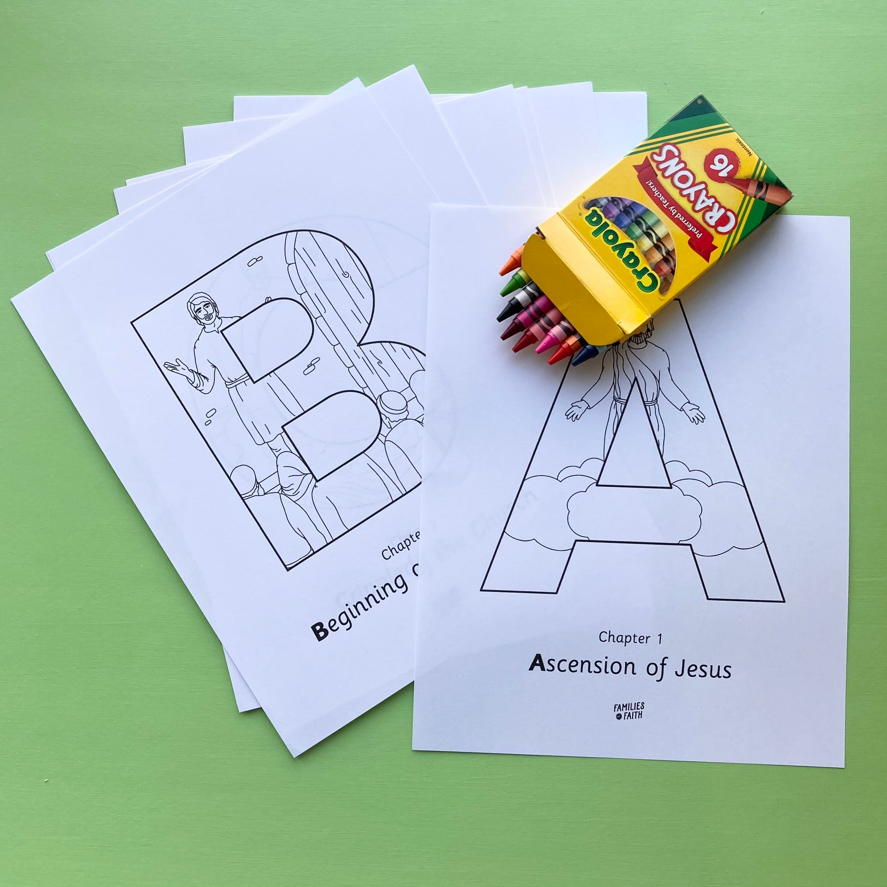 ABCs of Acts Coloring Pages