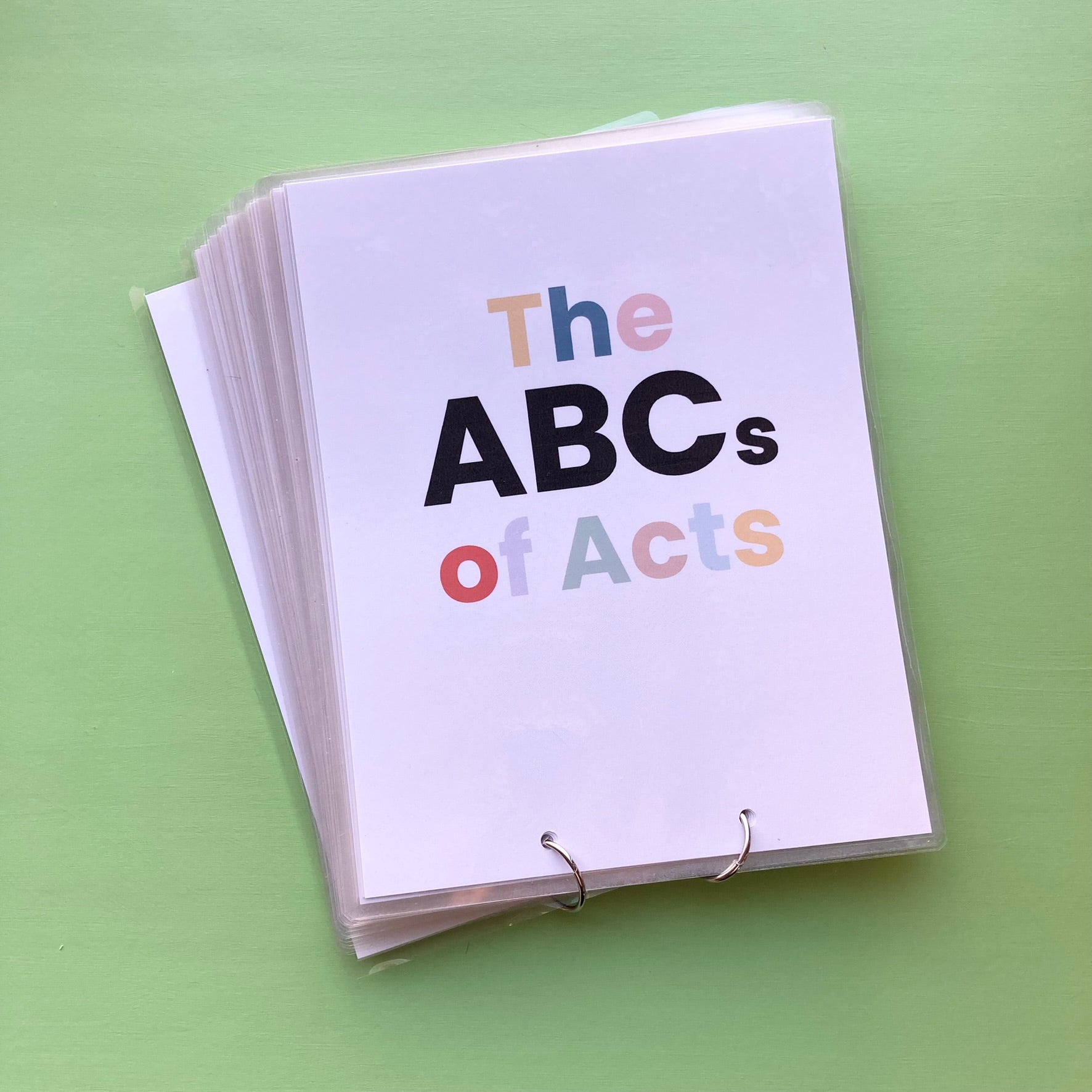 ABCs of Acts Flip Chart