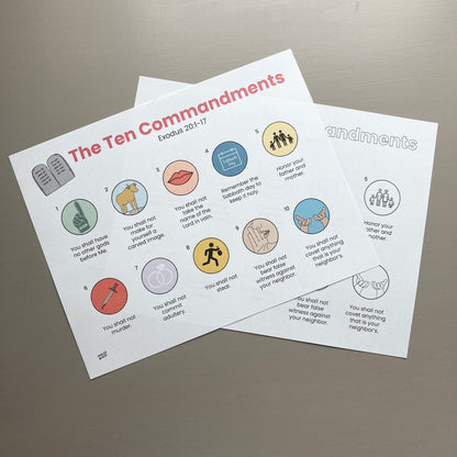 Ten Commandments Review Poster