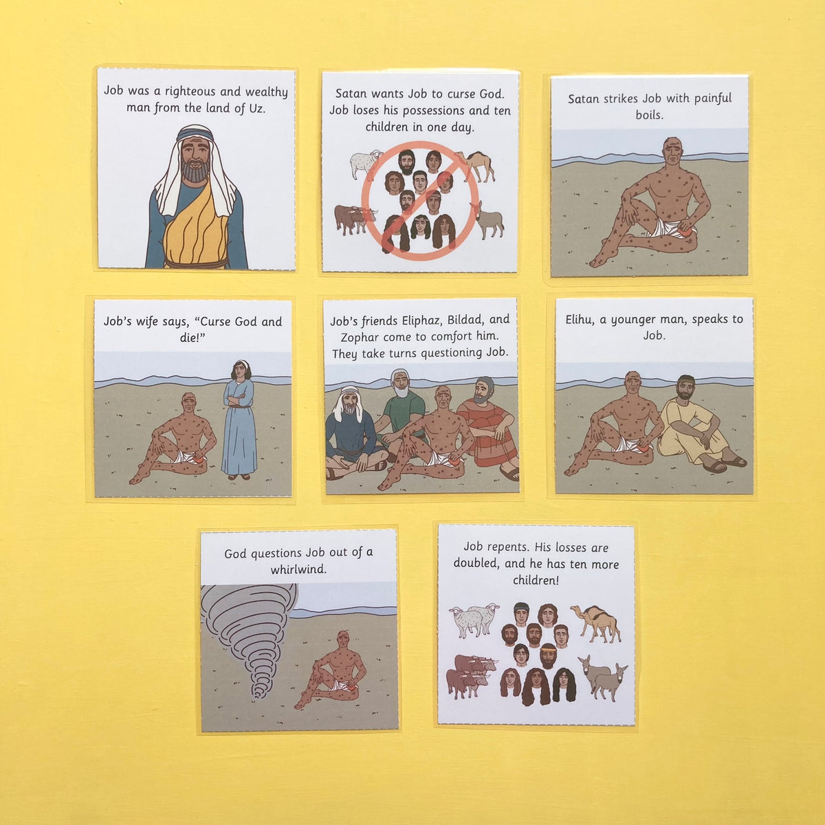 Job Faith Tested Activity Job Sequencing Activity – Families of Faith