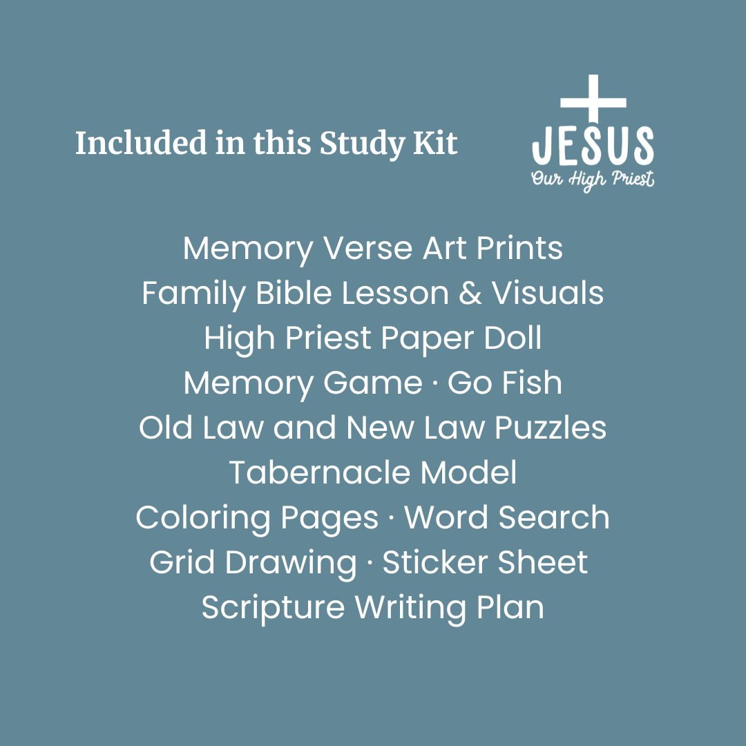 Jesus Our High Priest Bible Study Kit