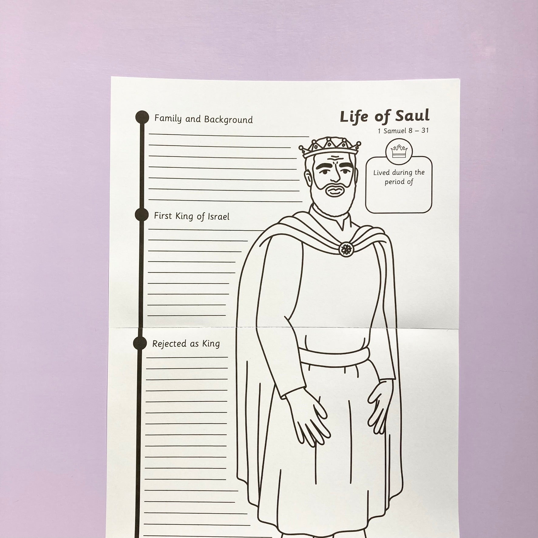 Life of Saul Bible Study Kit
