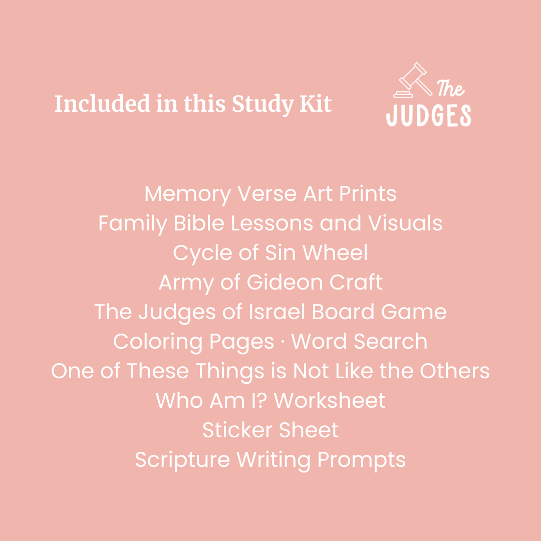 The Judges Bible Study Kit