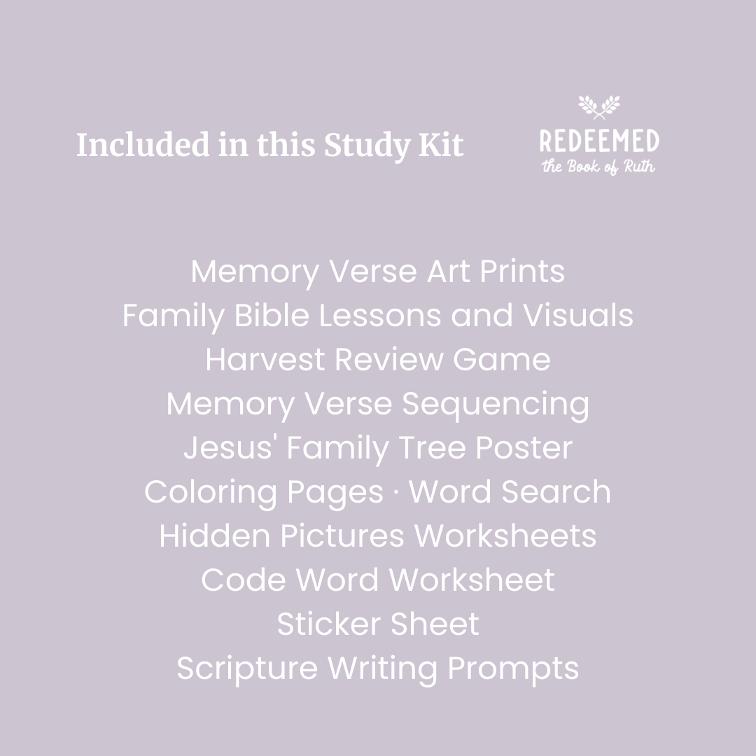 Redeemed: The Book of Ruth Bible Study Kit