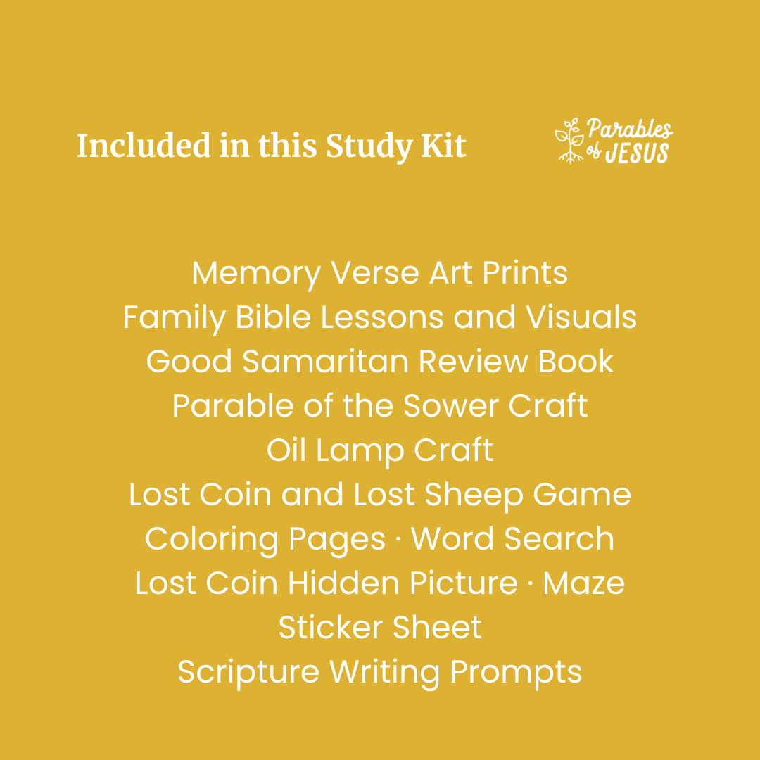 Parables of Jesus Bible Study Kit
