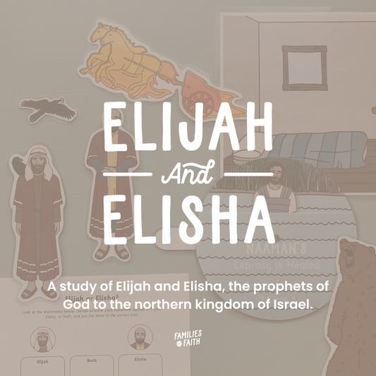 Elijah and Elisha Bible Study Kit