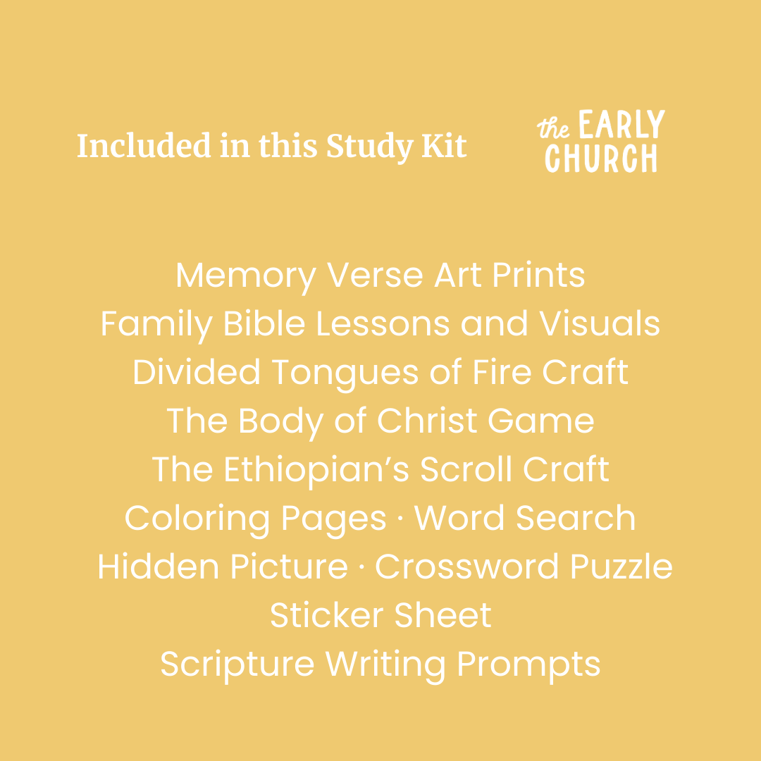 The Early Church Bible Study Kit