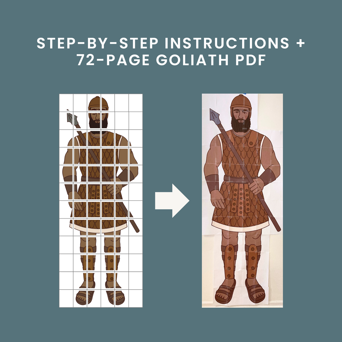 Life-Size Goliath Bible Figure