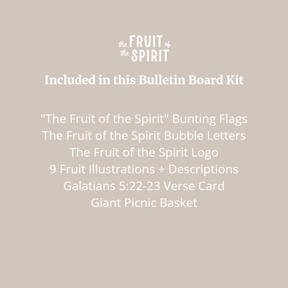 Fruit of the Spirit Bulletin Board Kit