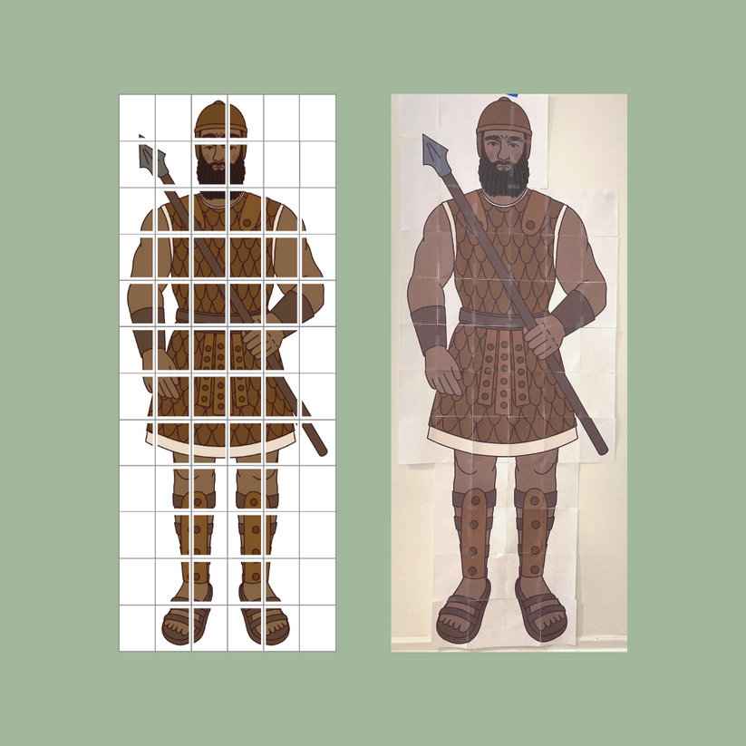 LifeSize Goliath Bible Figure Families of Faith