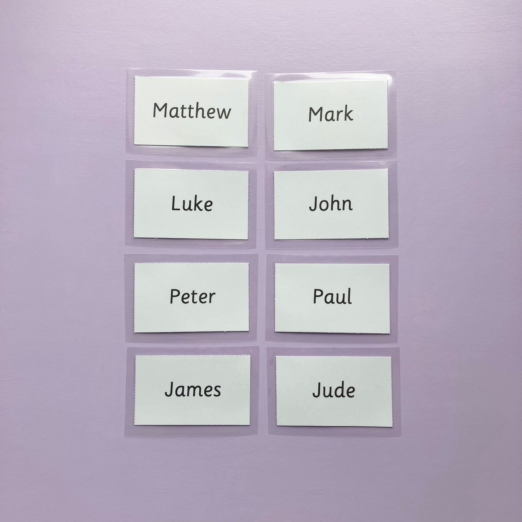 New Testament Writers Matching Game