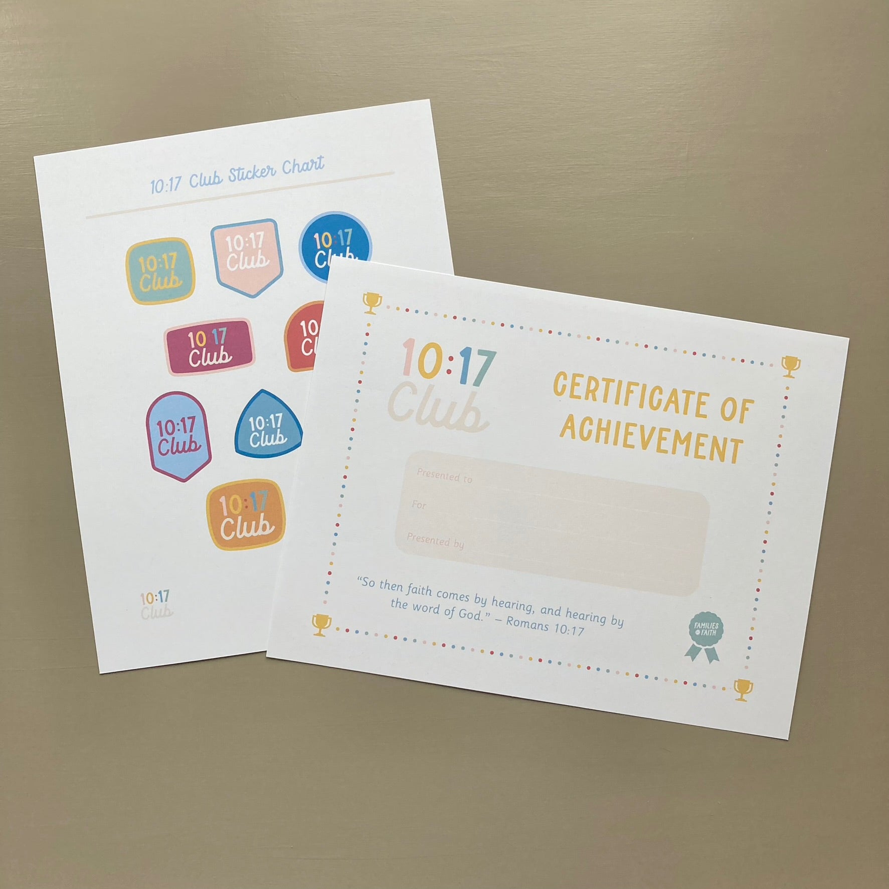 10:17 Club Sticker Charts