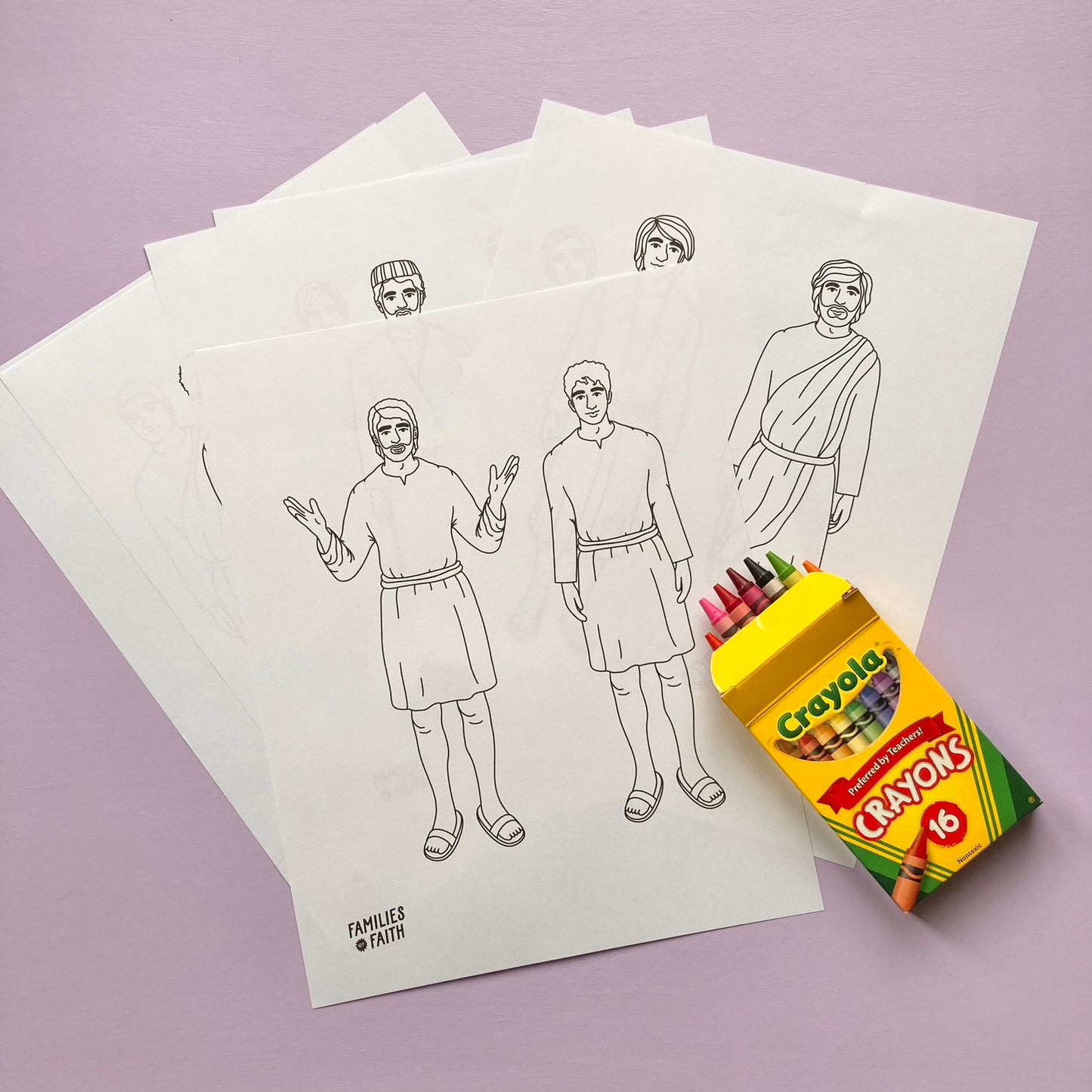 12 Apostles Coloring Pages